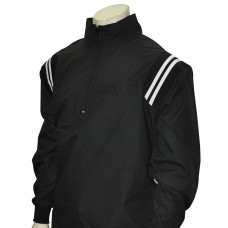 Smitty Black 1/4 zip jacket (open bottom)